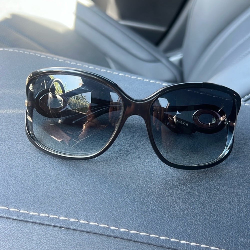 Dior Black and Brown Sunglasses